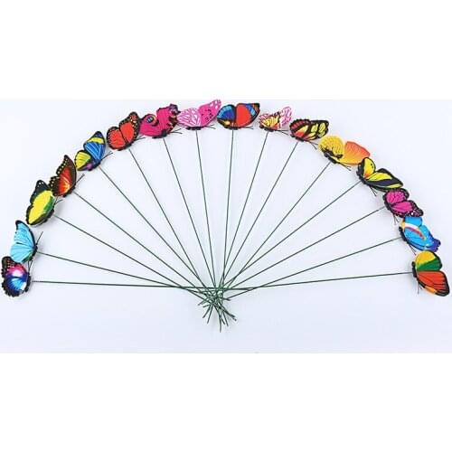 Street Yard Outdoor Decorative Goods for A Summer Residence Home Garden and Solar Butterflies Stakes for The Exterior Decoration