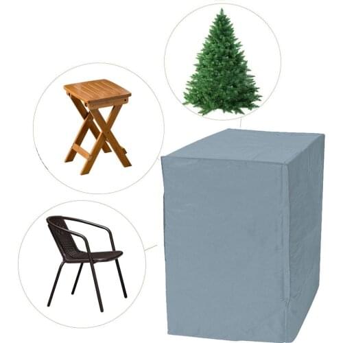 3 Sizes Waterproof Outdoor Patio Garden Furniture Covers Rain Snow Chair Covers For Sofa Table Chair Dust Proof Cover