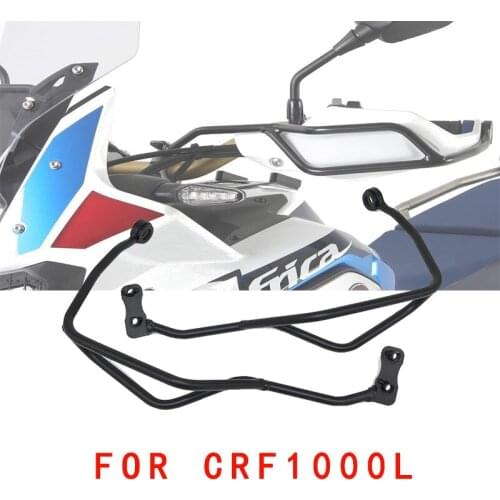 High quality Steel Left Right Motorcycle Font Handle Bar Hand Guard Bumper Frame Protector for Honda CRF1000L Africa Twin 2018