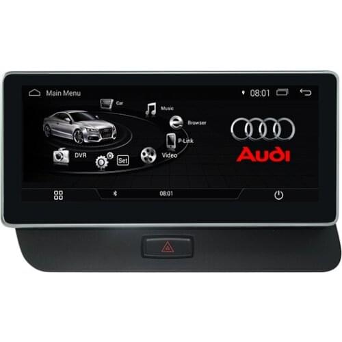 10.25'' Android 9.0 Car DVD GPS Player NAVIGATION RADIO AUTO for Audi Q5 2009-2015 4G RAM 64G ROM stereo audio 8 cores px6