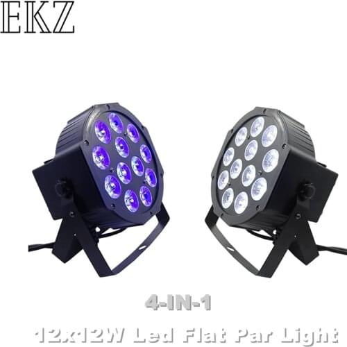 12x12 RGBW LED Par Stage Lighting Effect Professional DMX 100 For DJ Club KTV Disco Concert Ballroom Lighting