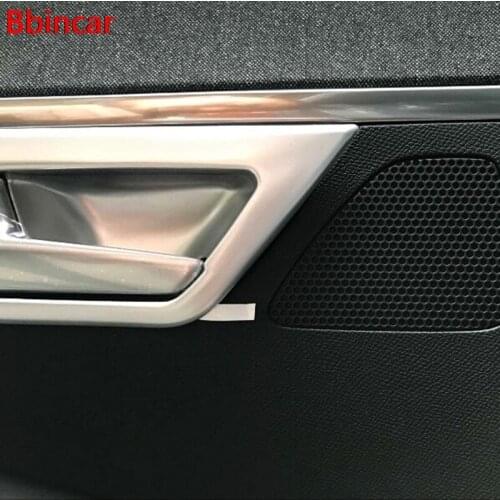 Bbincar For Peugeot 3008 GT 2016 2017 2018 ABS Matte Inner Car Door Handle Bowl Cover Covers Interior Decoration Trim 4pcs