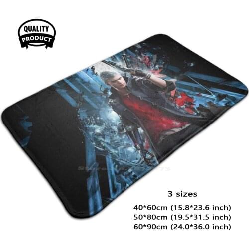 5 Nero 3 Sizes Home Rug Room Carpet Vergil Dante Nero Dmc5 Devilmaycry Devilmaycry5 Syanart Devil Gaming Blue Sparda
