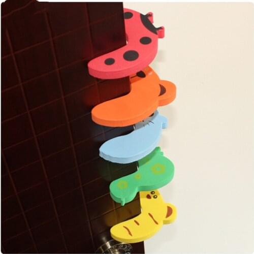 5pcs/Set Door Stopper Doorknob Wall Protection Children Door Stopper Holder Shockproof Door Crash Pad Children Finger Protecter