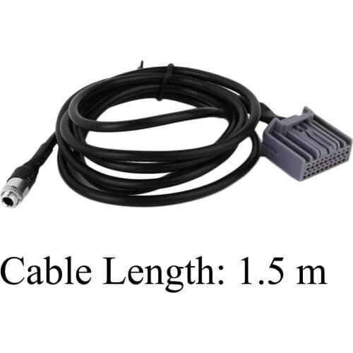 Car CD Changer Aux Audio Adapter Cable Grey Head Female 3.5mm For Honda For Accord Stereo MP3 Music Sound