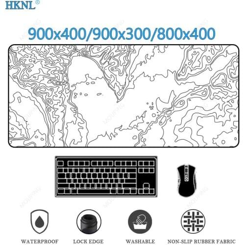 White Mouse Pad Personalized Art Table Carpet for Deskmat Computer Accessories Gaming Computer Mousepad 900x400 Mat DropShipping