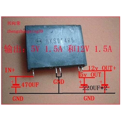 Free Shipping!! DC-DC KIS-3R33S 48V switch 12V / 5V step-down power module sensor