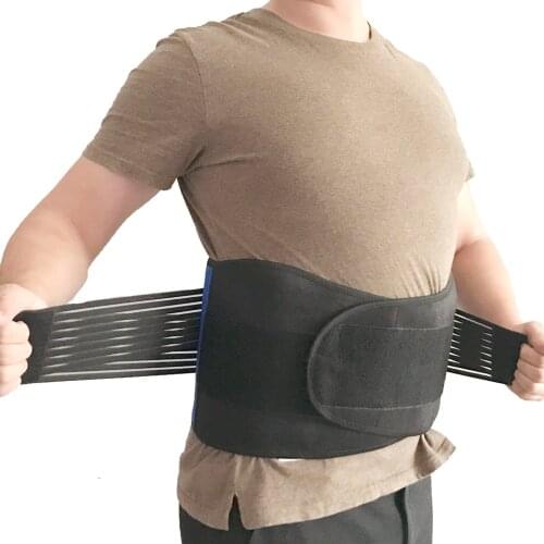 Big Size 5XL 6XL Lower Back Support Brace Male Waist Back Posture Corrector Female Waist Support Belt Prevent Slouching Back