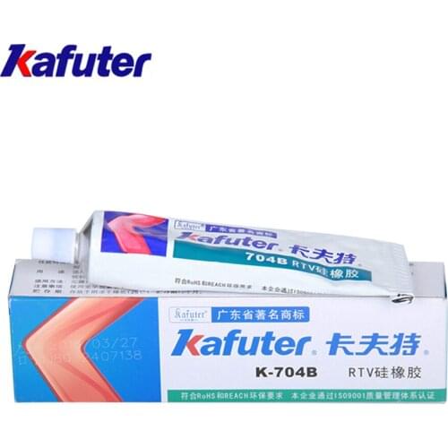 Kafuter 45g 704B Black Silicone Rubber Waterproof Insulation Silicone Sealing Glue Fixed Repair Adhesive For Lamps