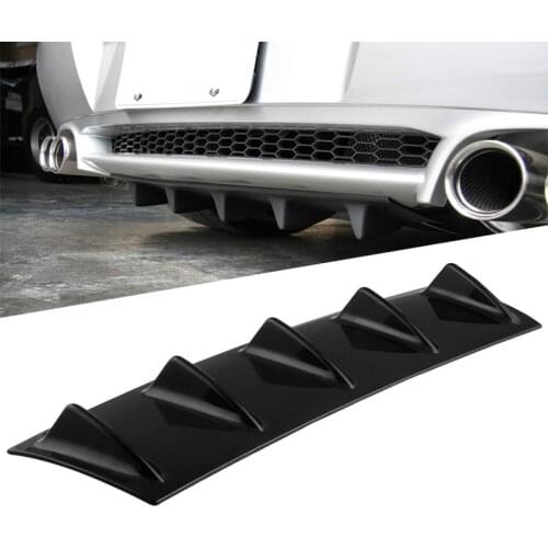 Car Bumper Deflector Modified Spoiler Shark Fin 7 Wings For Seat Leon Ibiza Skoda Rapid Fabia Octavia Yeti Audi A4 B7 A6 C5 C6