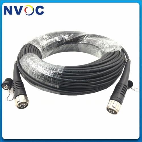 2C SM G6571A,4.0MM LSZH Black Jacket,100M,ODC Round to ODC Round Fiber Optic Patch Cord Jumper Cable