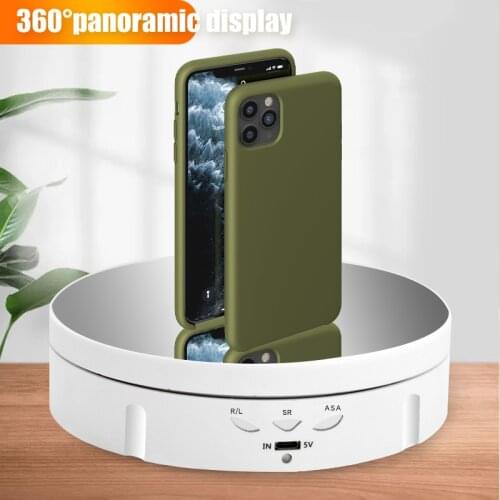 Electric Rotating Display Smart Stand 3 Speeds Mirror 360 Degree Turntable Jewelry Holder Battery Photography Shooting Props