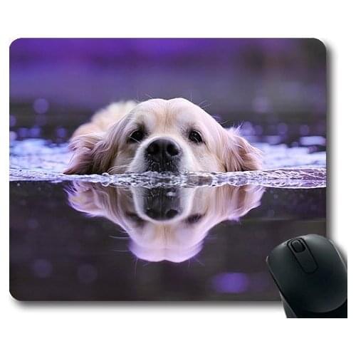Gaming puppy dog mouse pad,Dog Water Wet Animals Animal Nature Summer,dogs mouse mat
