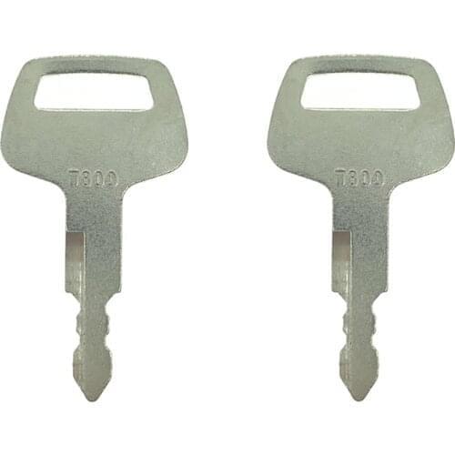 2 Pcs 26322-42311 T800 Ignition Key For Various TCM Wheel Loader Models Free Shipping