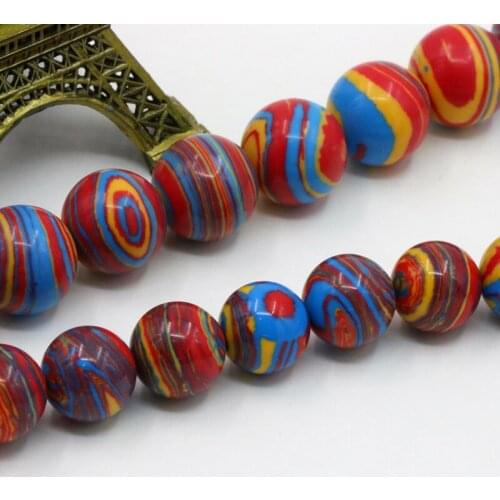 Wholesale!Stripe rainbow Turkey Stone 10/12mm size optional round loose beads 15" 2 pcs/lot DIY women jewelry making