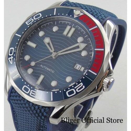 Fashion Mechancial Mens Watch Automatic Movement Date Window 41mm Watch