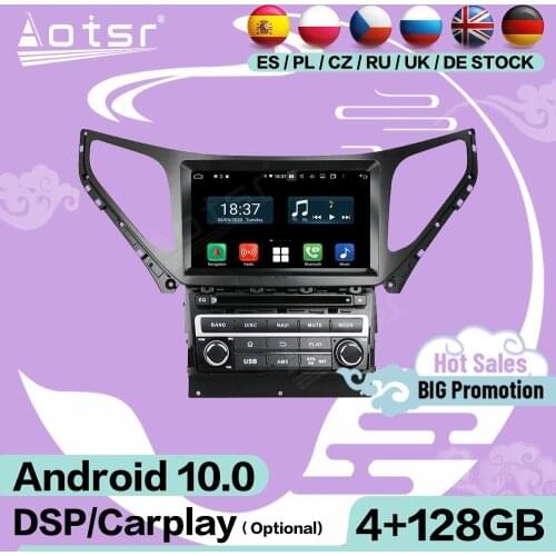 2 Din Multimedia Stereo Android 10 Player For Hyundai AZERA 2015 2016 2017 2018 2019 GPS Headunit Audio Radio Receiver Head Unit
