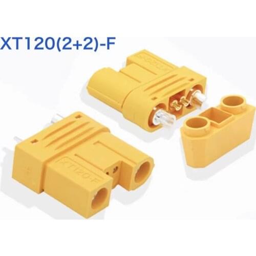NEW Amass XT120(2+2) Gold-Plated Banana Plug Connector Male & Female