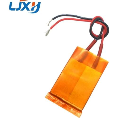 LJXH 2PCS 44x40x3.5mm AC220VPTC Air Heater Plate Insulating Film Constant Temperature 60/80/100/120/150 degrees Thermostat