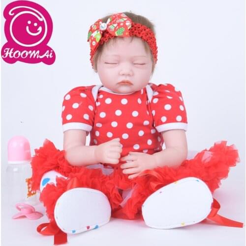 Rare Newborn Baby Doll Cloth Body Realistic Lovely Baby Toy For Childrens Day Kid Christmas Gifts Doll Bebe Reborn Doll 55CM