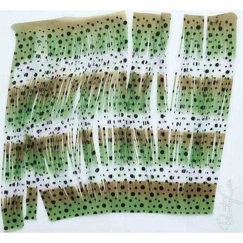 Fishing Lure Silicone Skirt Layers,Silicone Skirt Material for Tackle Craft, DIY Spinner, Rubber Jigs, Buzzbait--7