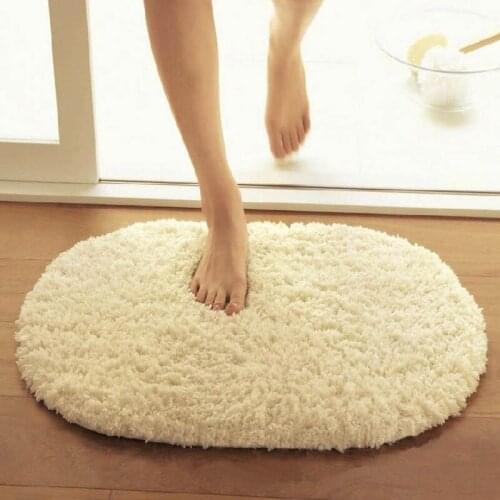 Lamb Velvet Bathroom Mat Bath Rug Soft Absorbent Doormats for Living Room Kitchen Floor Mat Non-slip Carpets tapis salle de bain