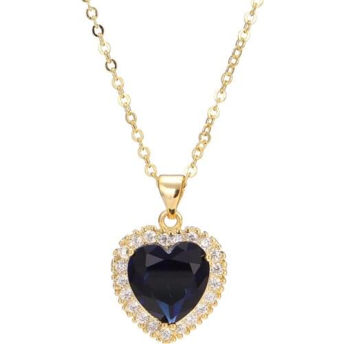 YSH New 100% 925 Sterling Silver Inlaid Zircon Heart Pendant Necklaces 2020 Women Fashion DIY fine Jewelry Valentines Day Gifts