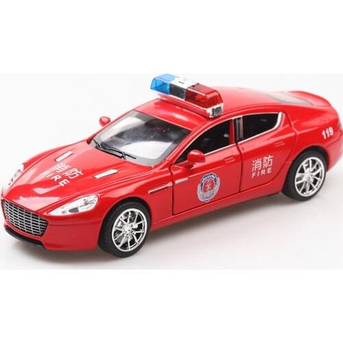 1:32 Toy Car Astonmartin Police Metal Toy Alloy Super Car Diecasts & Toy Vehicles Car Model Miniature Model Car Toy For Children
