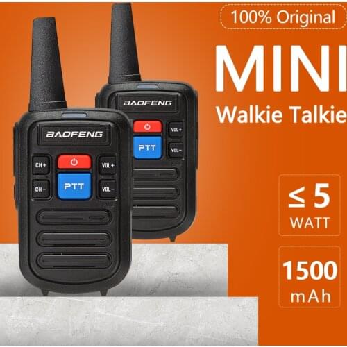 2PCS Baofeng BF-C50 MINI Dual PTT USB Charger UHF400-470MHz VOX 16channel handheld Walkie Talkie Two Way Radio BF-888S