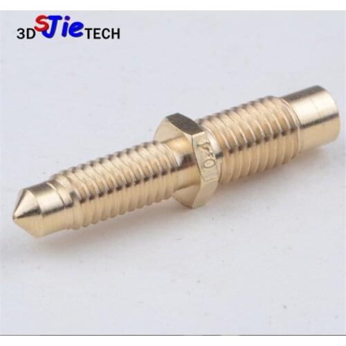 3D Printer V6 Integrated Heatbreak with Nozzle Throad thermal barrel for V6 Hotend Extruder 0.2/ 0.4/ 0.8mm Optional