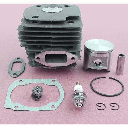 48mm Round Cylinder Piston Rings Cage Bearing Gasket Set Kit For HUSQVARNA 365 362 Chainsaw Engine Motor Parts