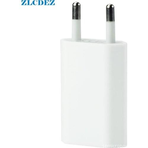 500pcs/lot High quality Wall charger for apple iphone 5 5S 6 6s 6plus 7 7plus Universal EU US plug USB Power Adapter Full 1A