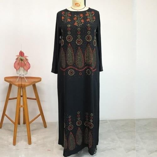 African Dresses For Women Robe Africaine Femme 2021 African Clothes Dashiki Fashion Long Maxi Dress Long Sleeve Africa Clothing