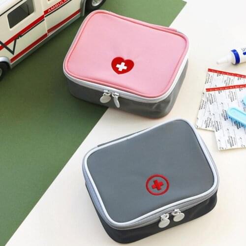 Mini Outdoor First Aid Kit Bag Travel Portable Medicine Organizer Emergency Kit Survival Handbag Pill Case