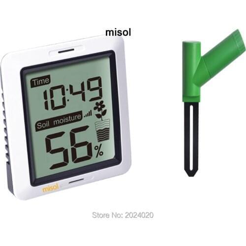 10pcs of Soil moisture monitor wireless battery powered, wireless soil moisture with display