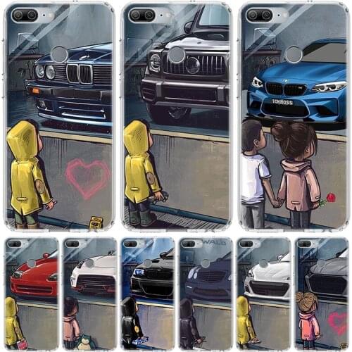 Boy See Sports Car Jdm Drift Cover Phone Case for Huawei Y5 Y6 Y7 Y9 2019 Honor 8A 8S 8X 7A 7X 9 10 20 Lite Pro 10i20i Y9S Coque