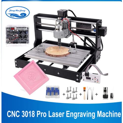 CNC 3018 Pro 10w/15w Laser DIY Mini CNC Machine With GRBL Offline Controller 3 Axis Milling Machine Wood Router