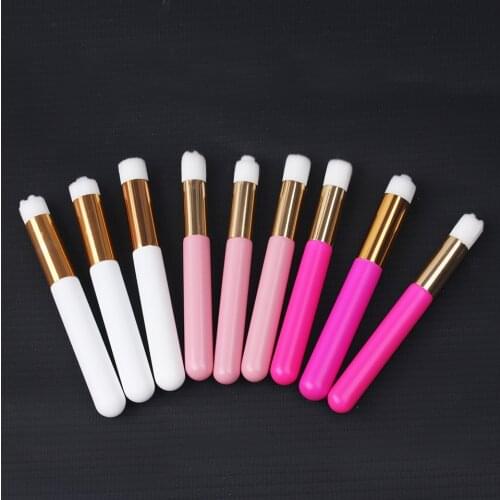 LASHPLUS 5Pcs Eyelash Cleaning Brush Cleansing Eyelashes Extension Nose Brush Clean Lash Brushes Tool Makeup Acrylic Brush Tool