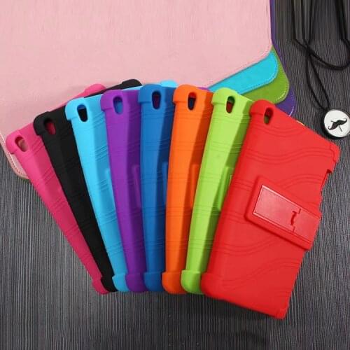 Soft Shockproof Case For Lenovo Tab 3 8 Plus TB-8703F TB-8703X 8 Inch Tablet PC Silicon Protective Cover with Kickstand