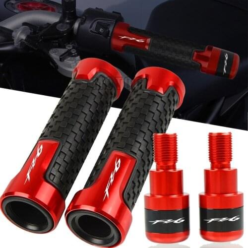 For Yamaha FZ6 FZ6R FAZER 2014-2016 2015 Motorcycle Accessories 7/8'' 22MM Handlebar Grips Ends Handle Bar Hand End Plugs Caps