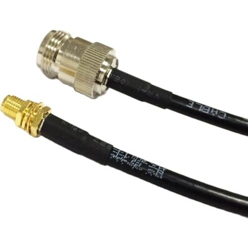 New wifi antenna cable RP- SMA Female Jack nut To N Female pigtail adapter 50CM 20" wholesale price
