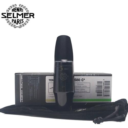 France Original Bb tenor sax hard rubber mouthpiece s80 c* Saxophone mouthpiece s80 C one star