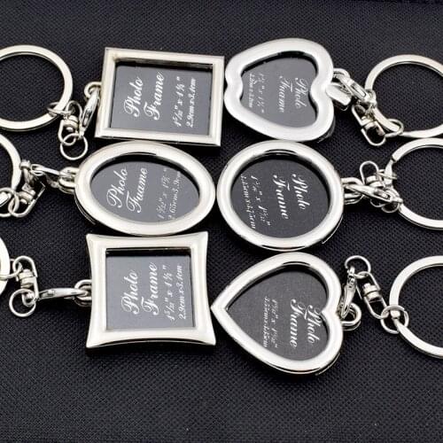 Valentines Day Gift Personalized Picture Frame Keychain Souvenir Wedding Gifts for Guests Bridesmaid Gift Party Favors Present