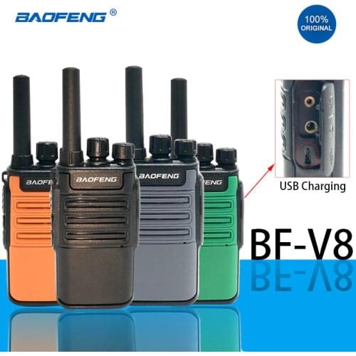 2021 Baofeng Mini BF-V8 Two Way Ham Radio Handheld uhf Blue Green Orange Intercom hf Transceiver BAOFENG BF V8 Walkie Talkie New