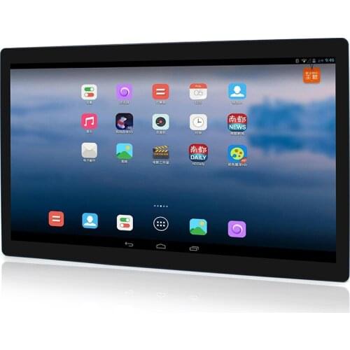 24" industrial tablet pc capacitive touch fanless all in one computer IP66 waterproof USB/RJ45 for Android 5.1/7.1/9