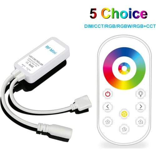 CCT RGB RGBW RGB+CCT Led Controller 12v 24v Touch Remote Control Controlador Rgb Rgbw Controller Dimmer for Led Strip Light