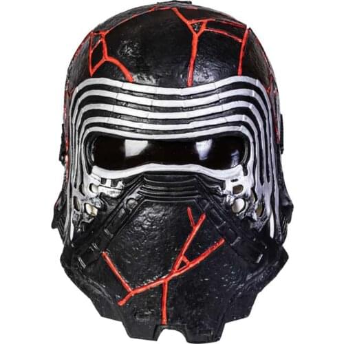 Xcoser The SW 9 Kylo Ren Cosplay Mask Resin Luminous Ajustable Halloween Cosplay Costume Props For Adult