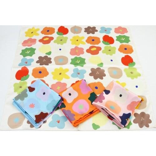 Women Small Square Satin Scarf Mixed Neck Head Scarf BMFJ-14