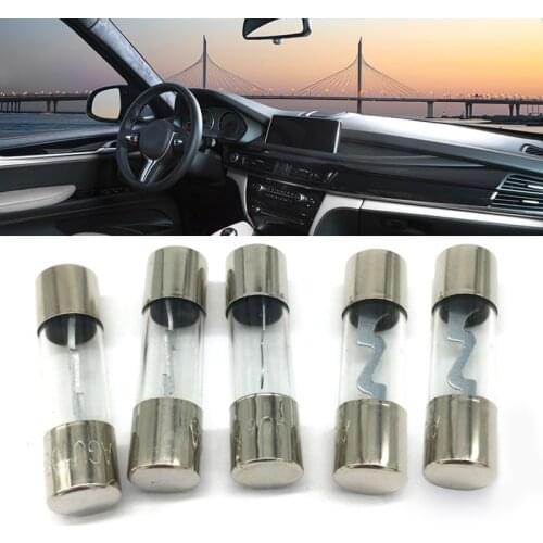 10*38 Silver Plated Glass AGU Fuse Fuses Pack Car Audio Amp Amplifier 30A 40A 50A 60A 80A 100A