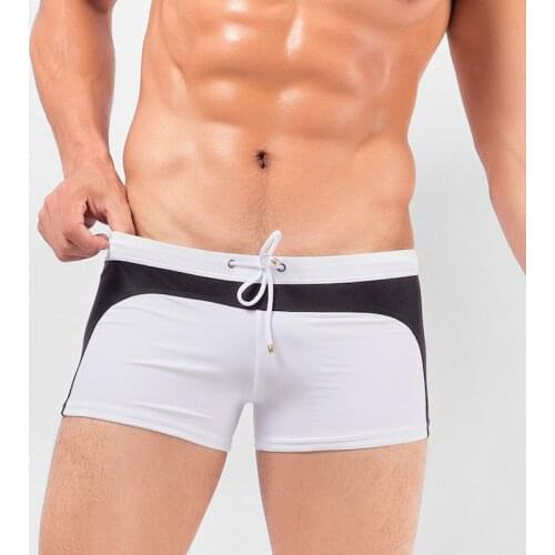 2021 Summer Men Swim Trunks Swimwear Boy Swim Suits Swimsuit Boxer Shorts Swimming Surf Banadores Mayo Sungas Maillot De Bain